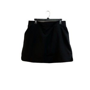 32 Degrees Cool Skort Womens Black Athletic Tennis Golf Skirt Pockets Medium